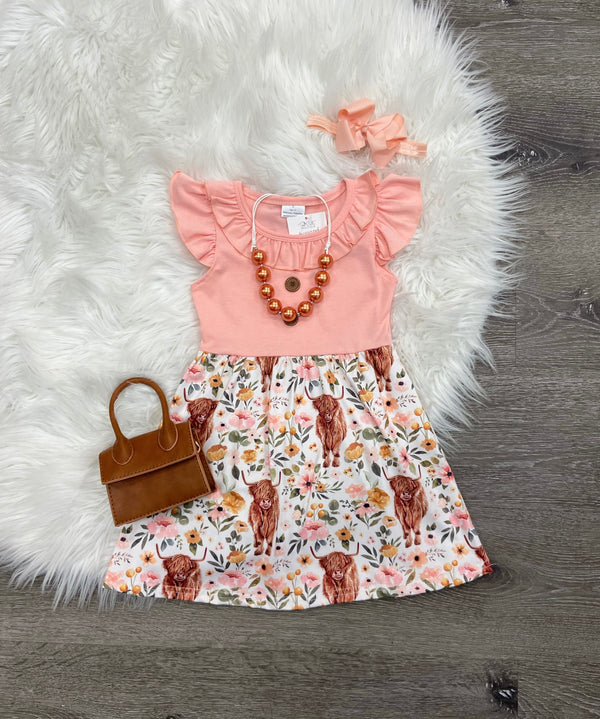 Highland Cow Dress