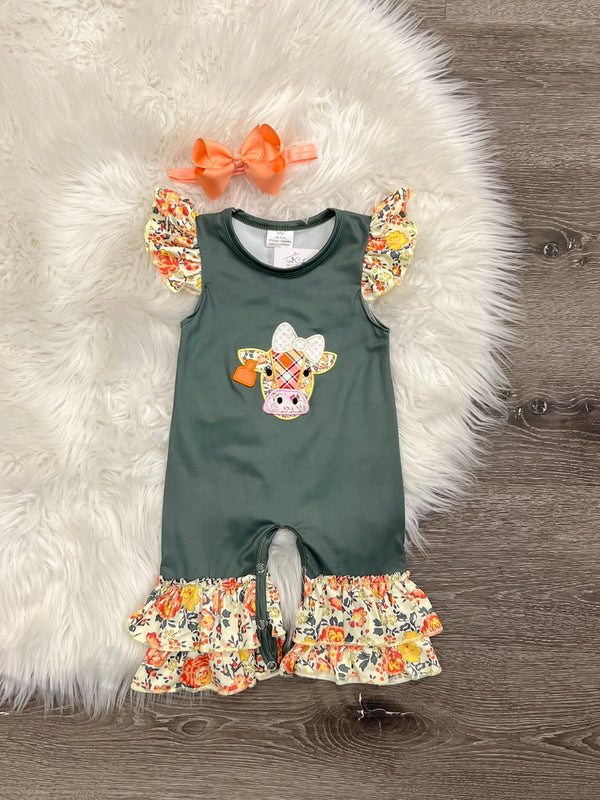 Country Floral Romper