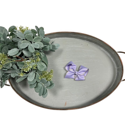 Buy lilac-mist Gold Accent 4” Hair Bows