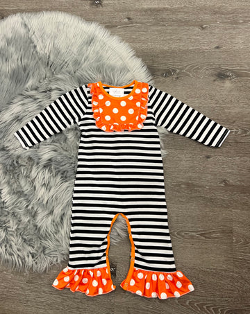 Orange Polka Dot Jumper
