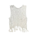 Gorgeous Cream Lace Vest-2