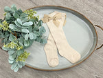 Beautiful Bow Decorated Socks