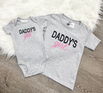 Embroidered Girl Dad Daddys Girl Dad & Me
