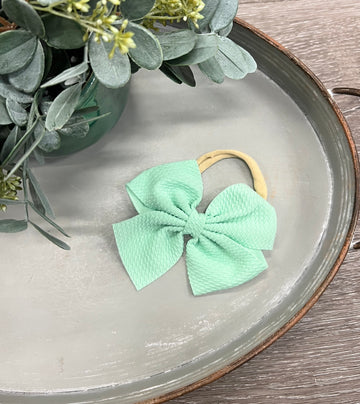 Buy mint Textured Headband (Skinny Band)