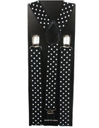 Black w/White Polka Dots