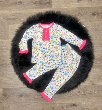 Pink Ruffle Jammie’s