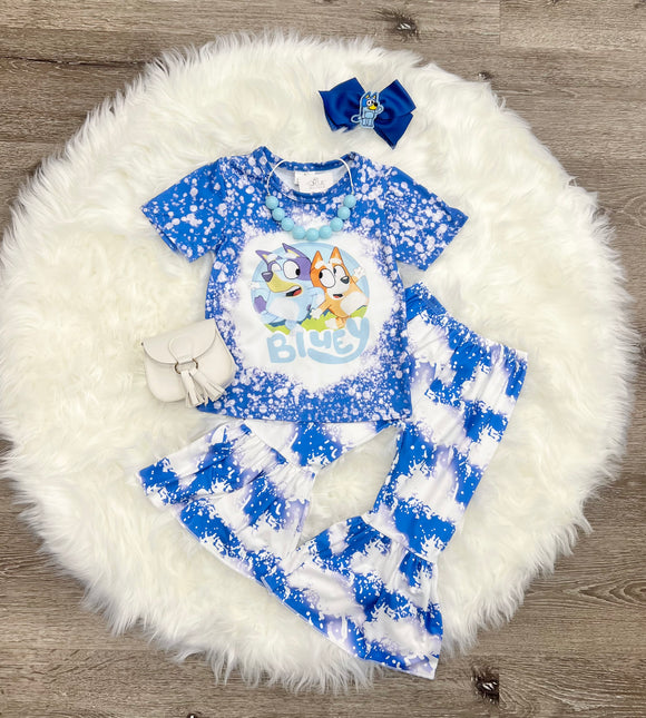 Blues Tie Dye Bells Set