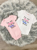 Embroidered I’m my Mommys girl and my Daddys World