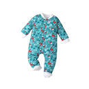 Reindeer Button-Up Jammy-2