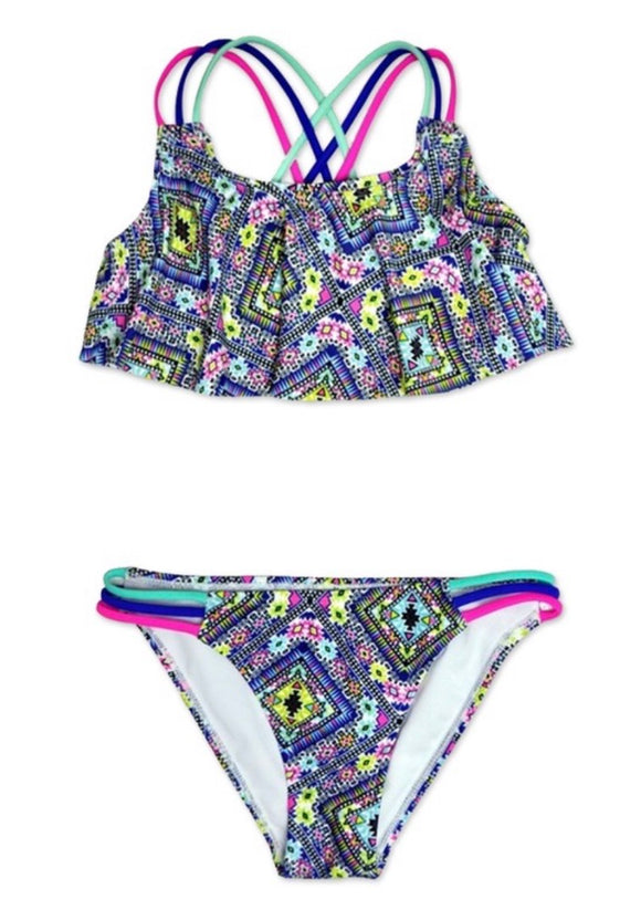 Multicolor 2pc Swimwear