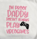 Embroidered I’m Proof (Videogames) Bodysuit-3