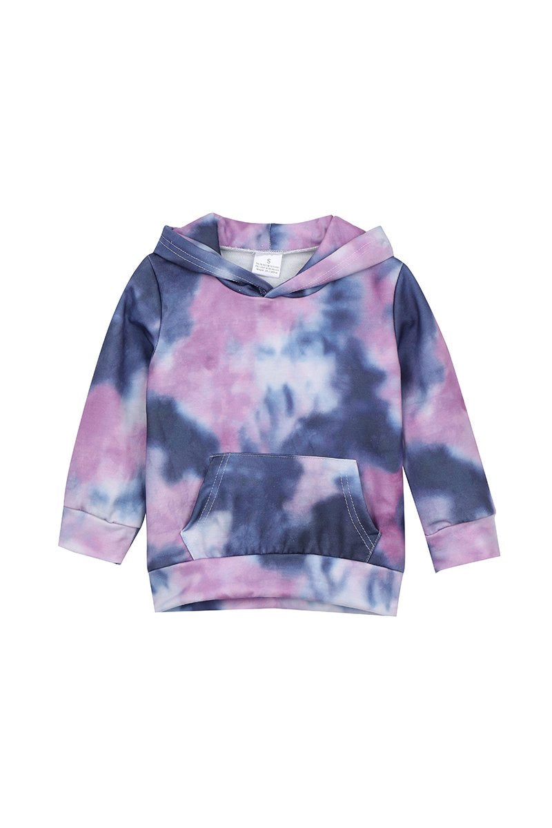 Purple Tie Dye Hoodie