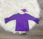 Long Sleeve Ruffle Top