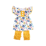 Mustard Floral Set