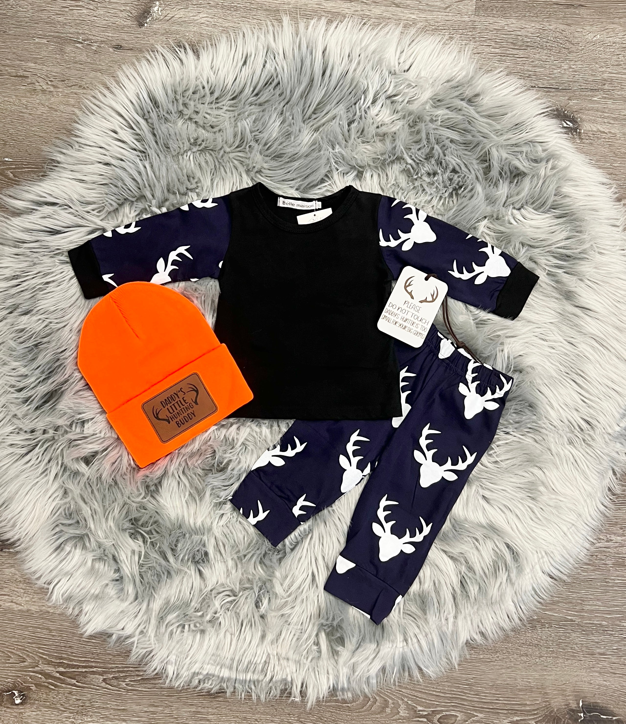 Navy Antler Set