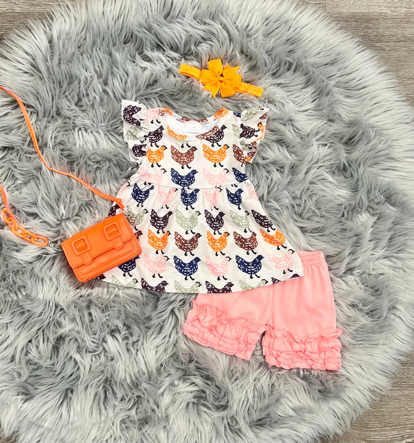 Chicken Ruffles Set