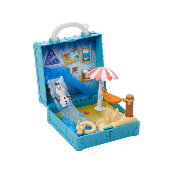 Disney Frozen 2 Portable Pop Up Bedroom Playset With Olaf Doll Playset