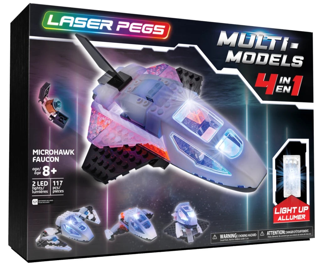 Laser Pegs 4 in 1 MicroHawk