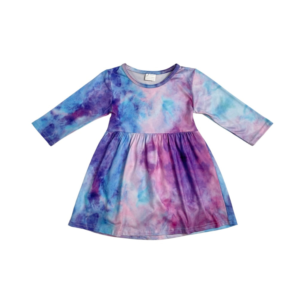 Pastel Tie Dye Dress
