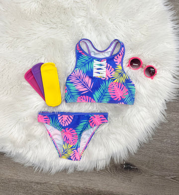 Palm Leaves 2pc Swimwear