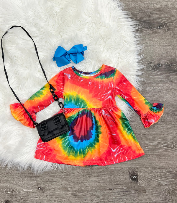 Vibrant Tie Dye Dress