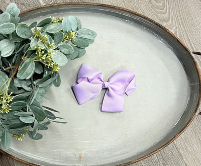 Buy lilac 4.5” Clip Bow