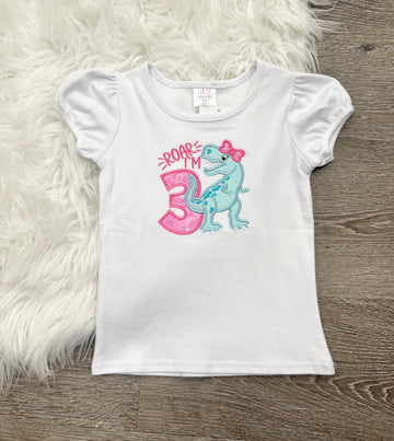 Embroidered Roar I’m 3 T