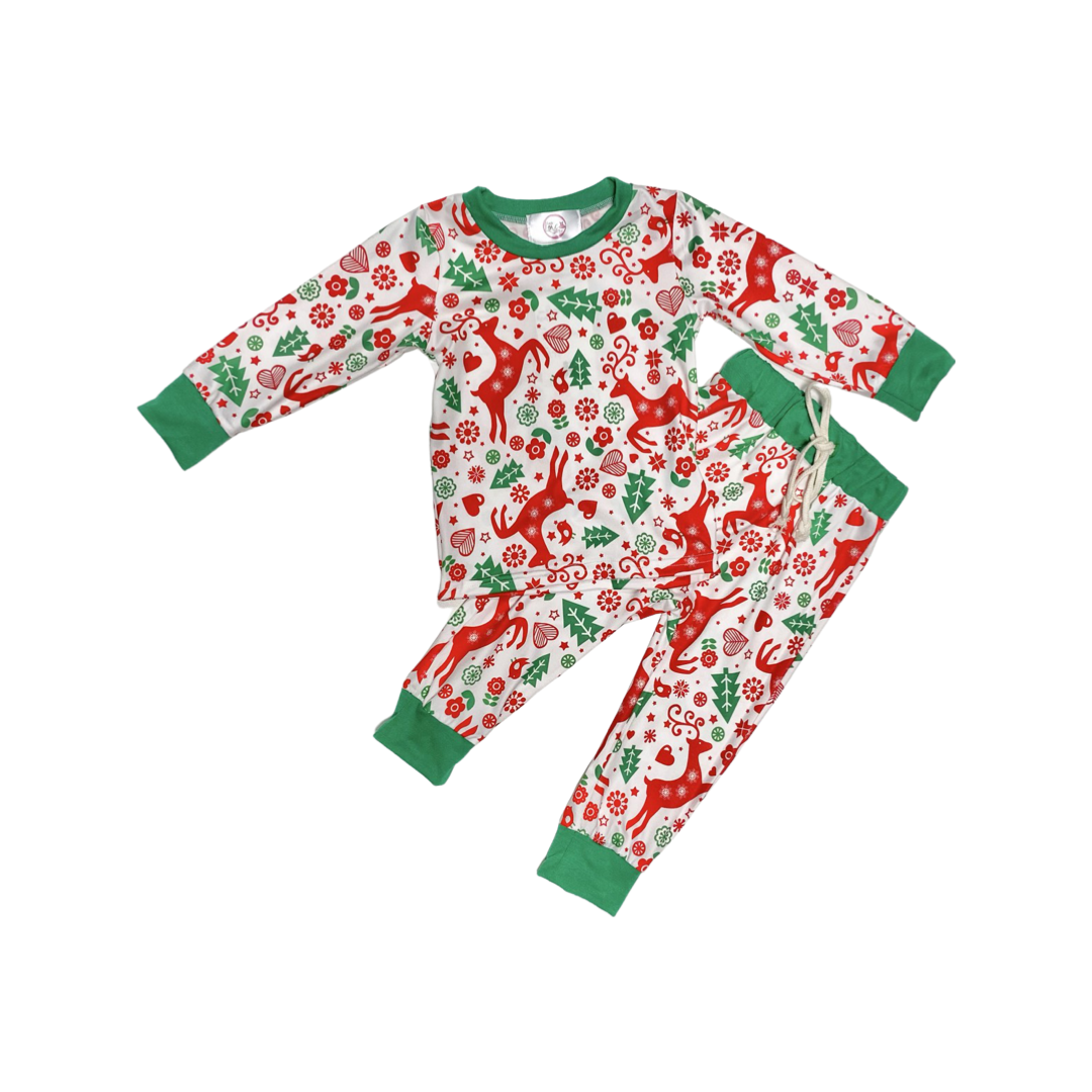 Prancing Reindeer Jammies