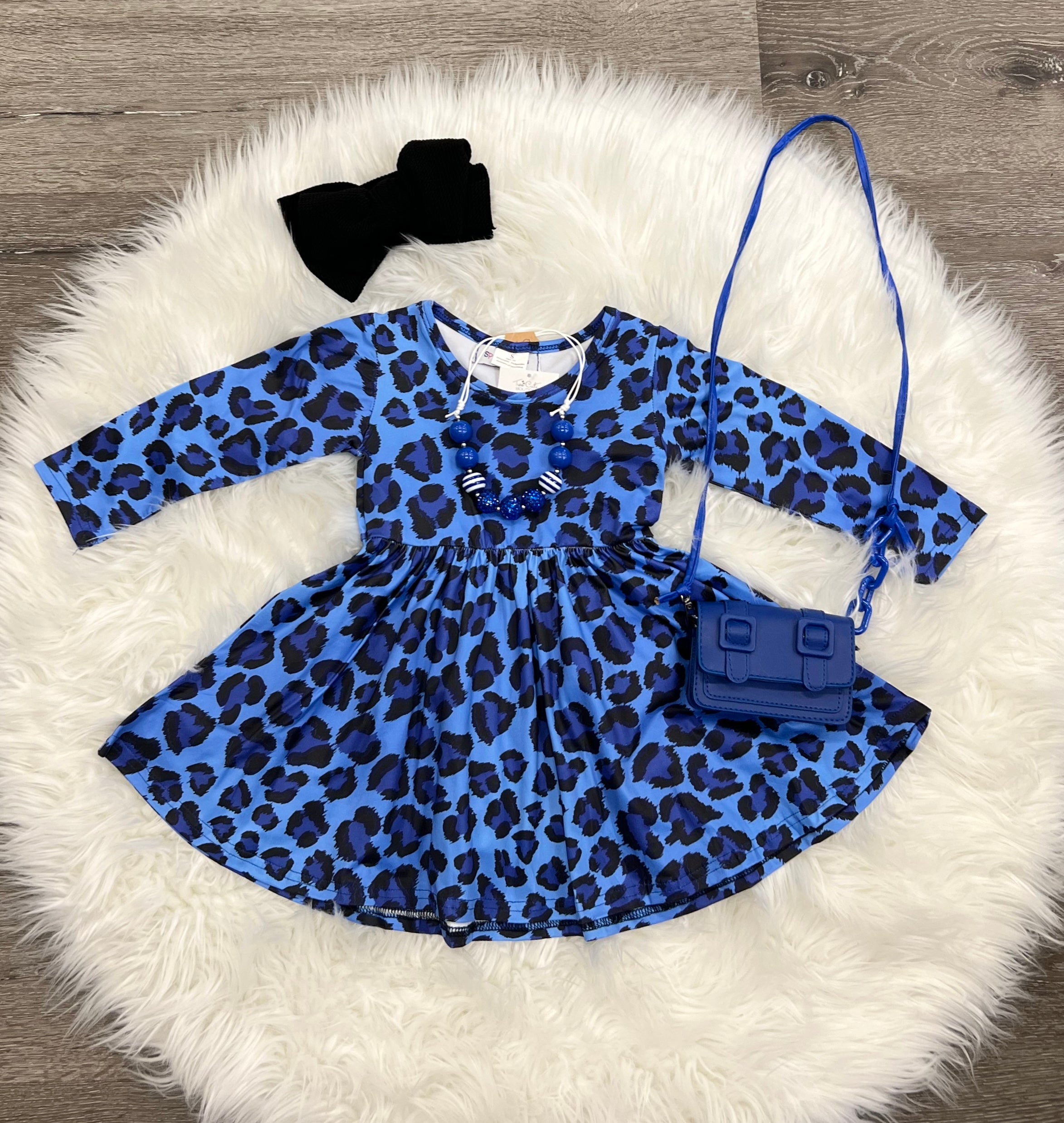 Leopard Blues Dress