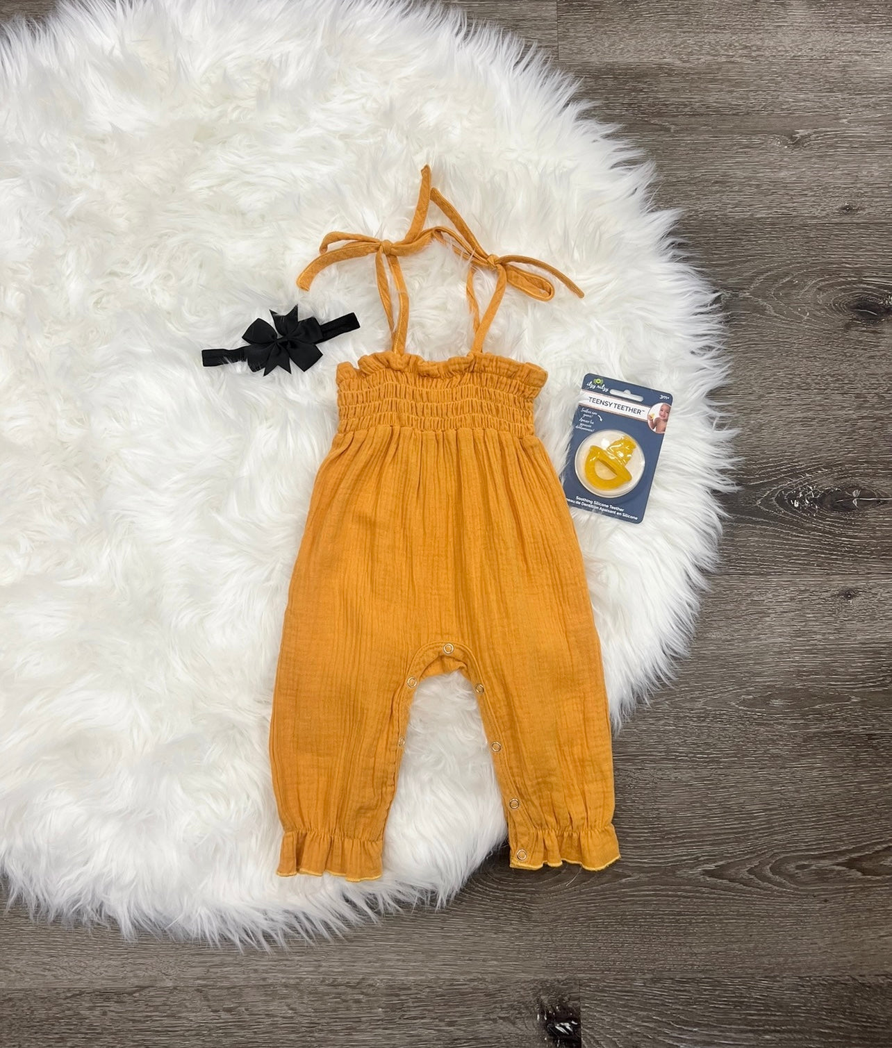 Colored Muslin Romper