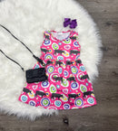 Retro Cow Twirly Dress-1